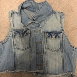 Jean Jacket vest